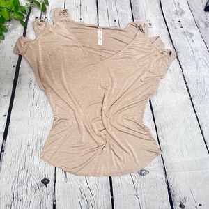 PerSeption Concept Women's Cold Shoulder Top Size Large